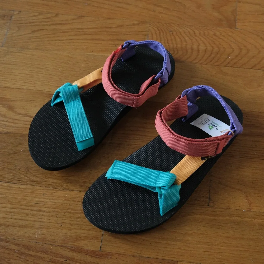 Teva Original Universal Sandals Mens Multi Color Retro Sustainable New Size 9